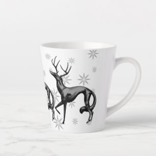 DeerZoi Holiday Mug Silver Stars