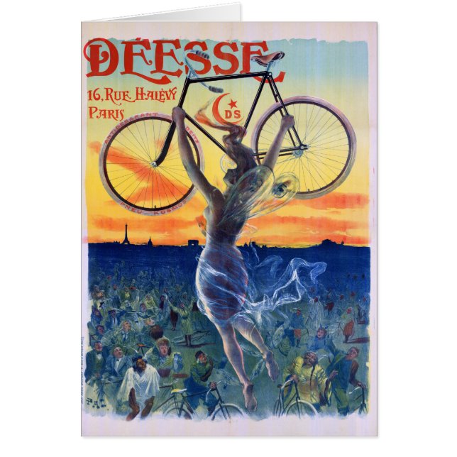 Déesse Cycles 1898 Vintage Advertising Poster (Front)