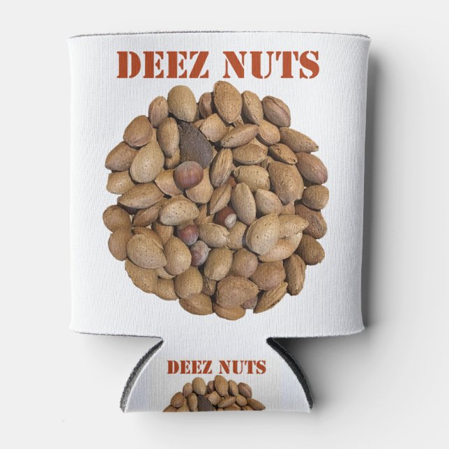Deez Nuts Can Cooler (Front)