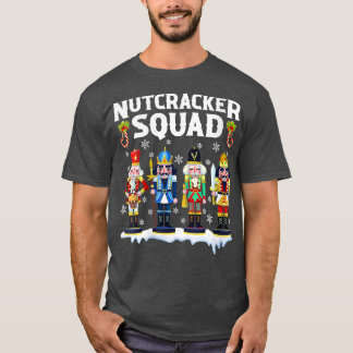 Deez Nuts Funny Xmas 2022 Nutcracker Squad Christm T-Shirt
