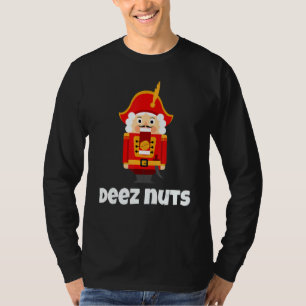 Deez Nuts Nutcracker  Men & Women Matching Pyjamas T-Shirt
