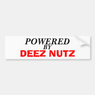 DEEZ NUTZ BUMPER STICKER