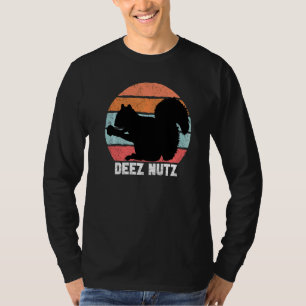 Deez Nutz Christmas Gopher Saying Dees Nutz Ugly T-Shirt