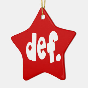 def. ceramic tree decoration