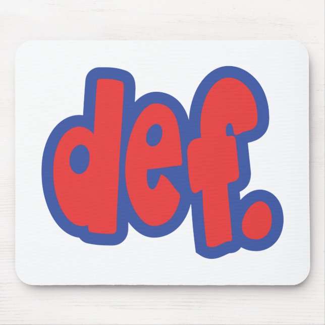 def. mouse mat (Front)