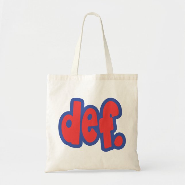 def. tote bag (Front)