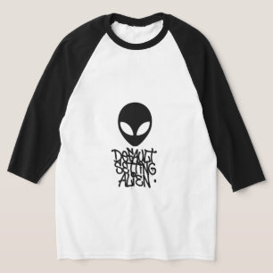Default Setting Alien (Style 1 White) T-Shirt