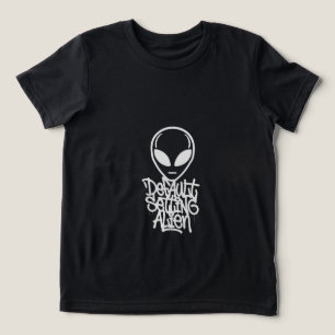 Default Setting Alien (Style 2 Black) Tri-Blend Shirt