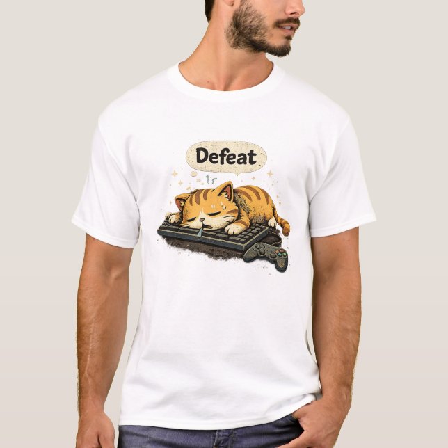 Defeat Cat Tee (Front)