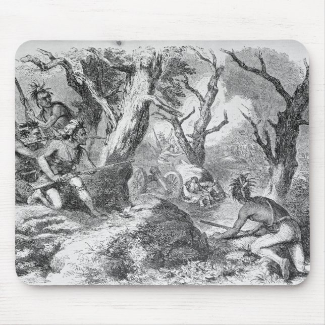 Defeat of General Braddock Mouse Mat (Front)