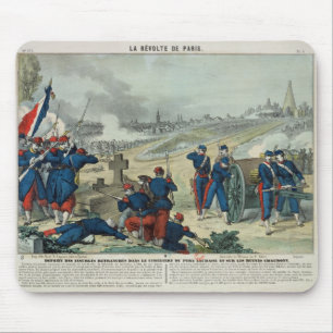 Defeat of the Rebels Entrenched in the Cemetery Mouse Mat