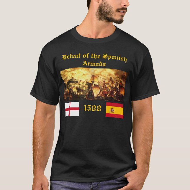 Defeat of the Spanish Armada T-Shirt (Front)