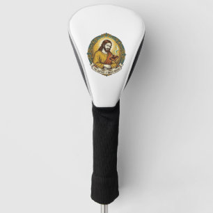 Defeated Jesus Smoking Burnt Toast Breakfast Kitch Golf Head Cover