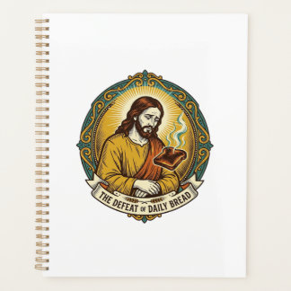 Defeated Jesus Smoking Burnt Toast Breakfast Kitch Planner