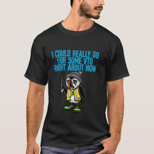 Defeated Puffin Coworker Swagazon I Could Use Some T-Shirt