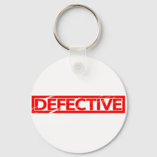 Defective Stamp Key Ring
