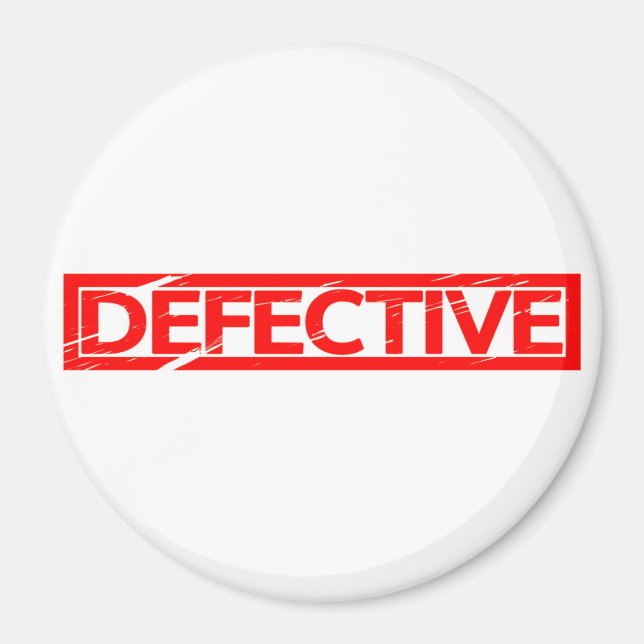 Defective Stamp Magnet (Front)