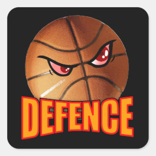 Defence Basketball Sticker