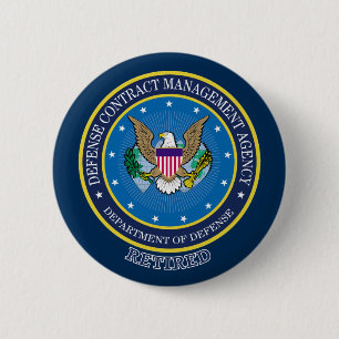 Defence Contract Management Agency 6 Cm Round Badge