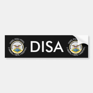 Defence Information Systems Agency (DISA) VVV Bumper Sticker