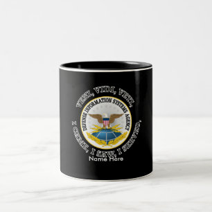 Defence Information Systems Agency (DISA) VVV Two-Tone Coffee Mug