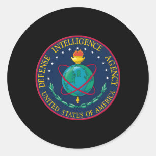 Defence Intelligence Agency Dia Dod Military Classic Round Sticker