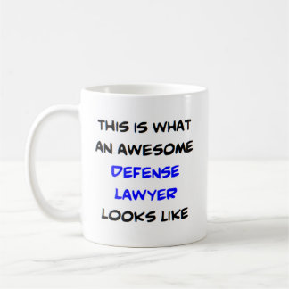 defence lawyer, awesome coffee mug