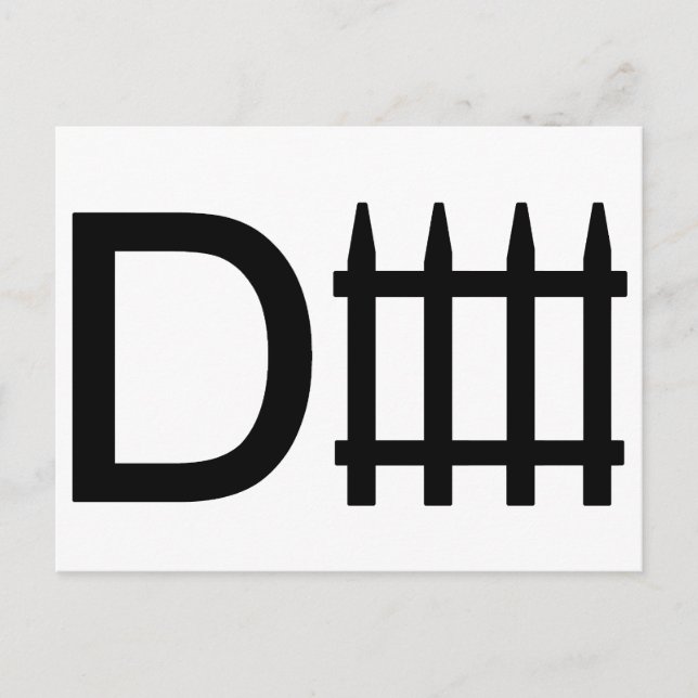 Defence symbol postcard (Front)