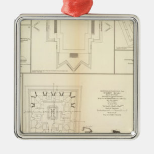 Defences Chattanooga, Nashville Metal Tree Decoration