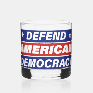Defend American Democracy Shot Glass