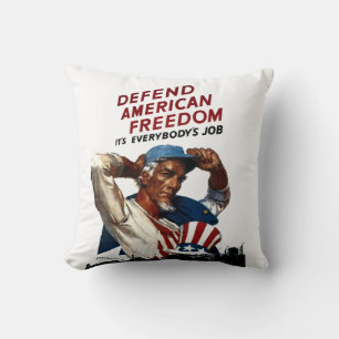 Defend American Freedom Cushion