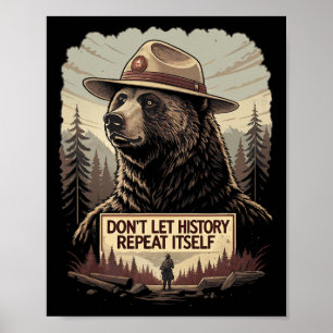 Defend Democracy - Don't Let History Repeat Itself Poster
