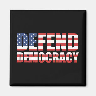 Defend Democracy Pro-Democracy Voting Rights Magnet