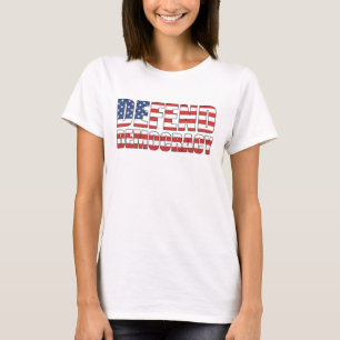Defend Democracy Pro-Democracy Voting Rights T-Shirt