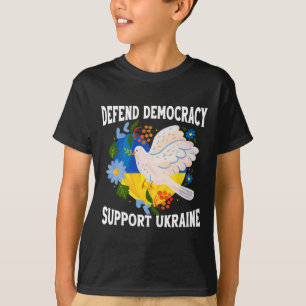 Defend Democracy Support Ukraine Stand With Zelens T-Shirt
