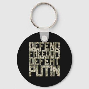 Defend Freedom Protect Ukraine Ukraine Support Key Ring
