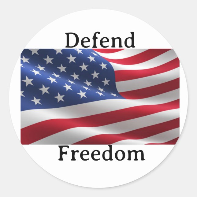 Defend Freedom sticker (Front)