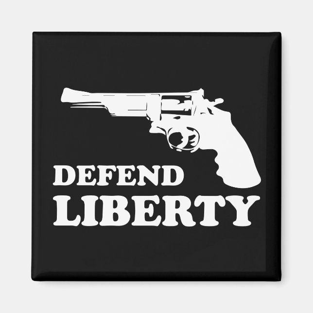 Defend liberty magnet (Front)