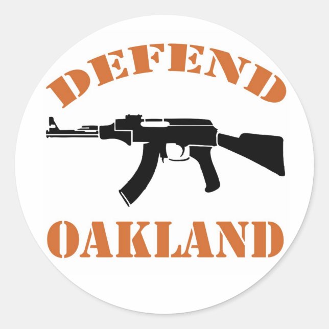 Defend Oakland Sticker (Front)