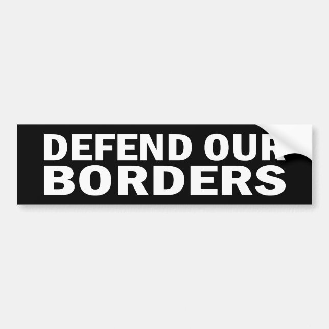 Defend our Borders Sticker (Front)