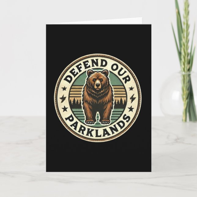 Defend Our Parklands Card (Front)