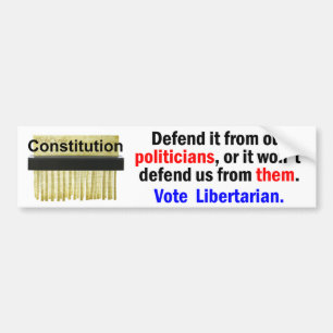 Defend The Constitution Bumper Sticker