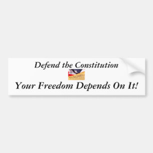 Defend the Constitution Bumper Sticker