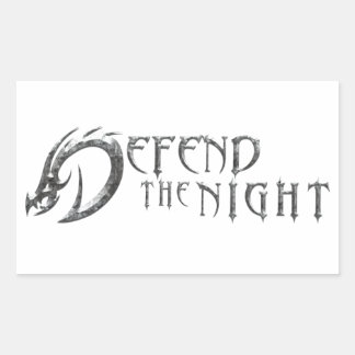 Defend The Night Logo Stickers