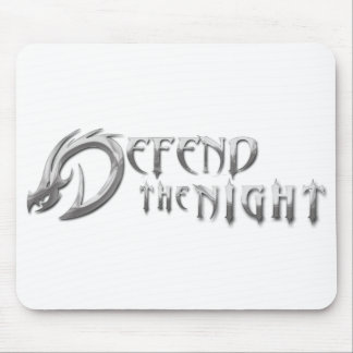 Defend The Night - Smooth Logo Mouse Pad