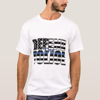 DEFEND-THE-POLICE-Blue Line T-Shirt