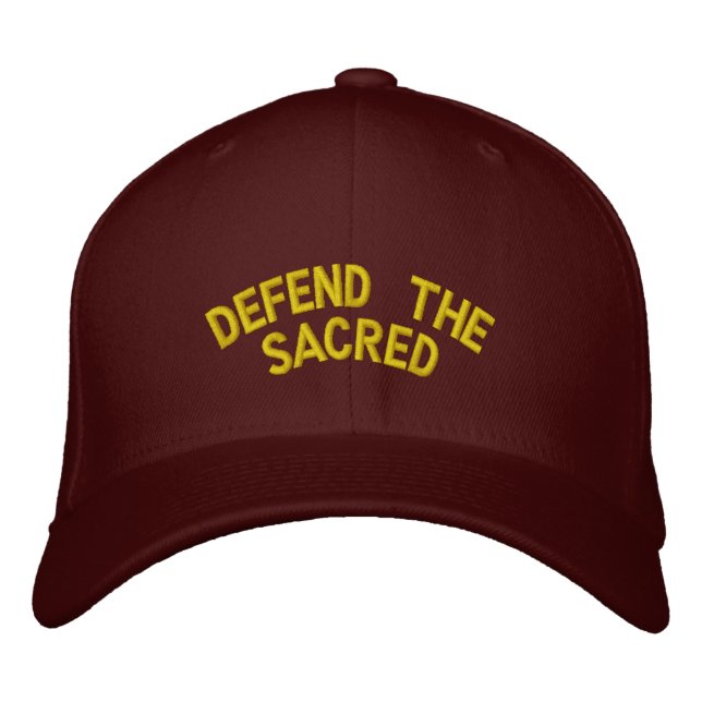 Defend the Sacred: Embroidered Hat (Front)