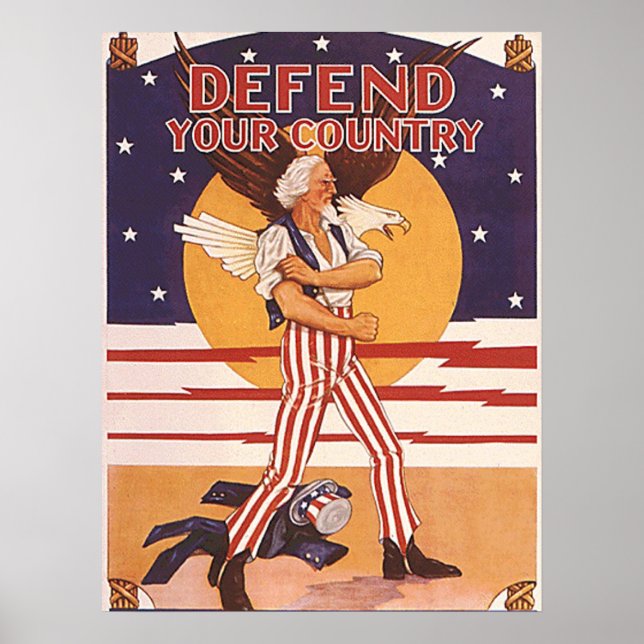 Defend Your Country Poster (Front)