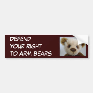 Defend Your Right to Arm Bears Bumper Sticker