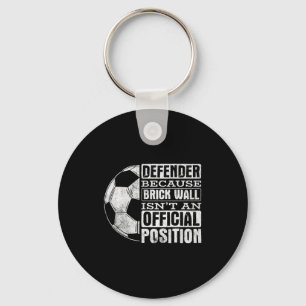 Defender Brick Wall Position Sports Footll Ll Socc Key Ring